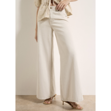 APRICOT APRICOT 26E PANTALON ZANA WIDE LEG DENIM STONE