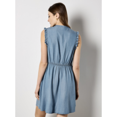 APRICOT APRICOT 26E ROBE BUTTON DOWN BLUE