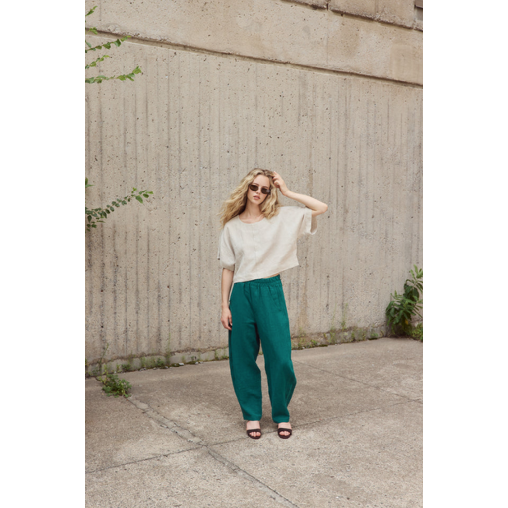 EVE GRAVEL EVE GRAVEL 26E PANTALON JACKY EMERAUDE