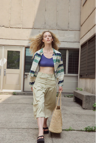 EVE GRAVEL EVE GRAVEL 26E HAUT PEYTON BUTTER GREEN LINE