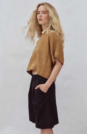 EVE GRAVEL EVE GRAVEL 26E HAUT STEVEN RAYURE OCRE