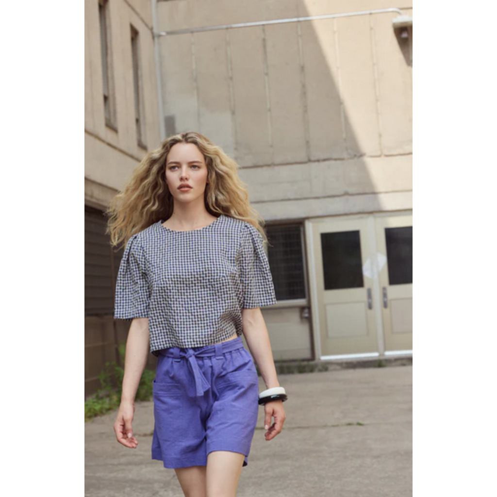 EVE GRAVEL EVE GRAVEL 26E HAUT ELPHA BLEU MAUVE