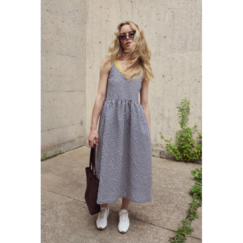 EVE GRAVEL EVE GRAVEL 26E ROBE GLINDA BLEU MAUVE