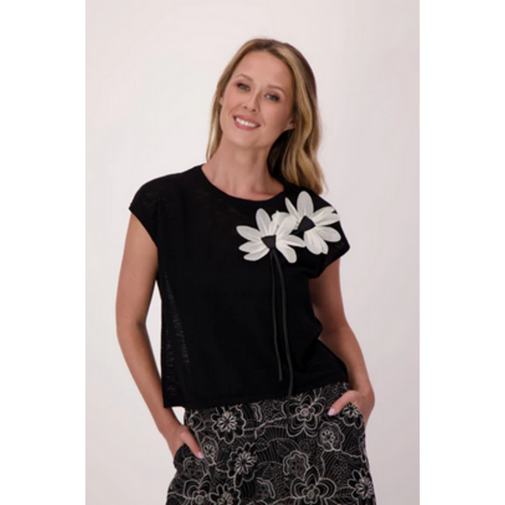 GABBY ISABELLA GABBY ISABELLA HAUT 26E HAUT AVEC FLEURS APPLIQUES