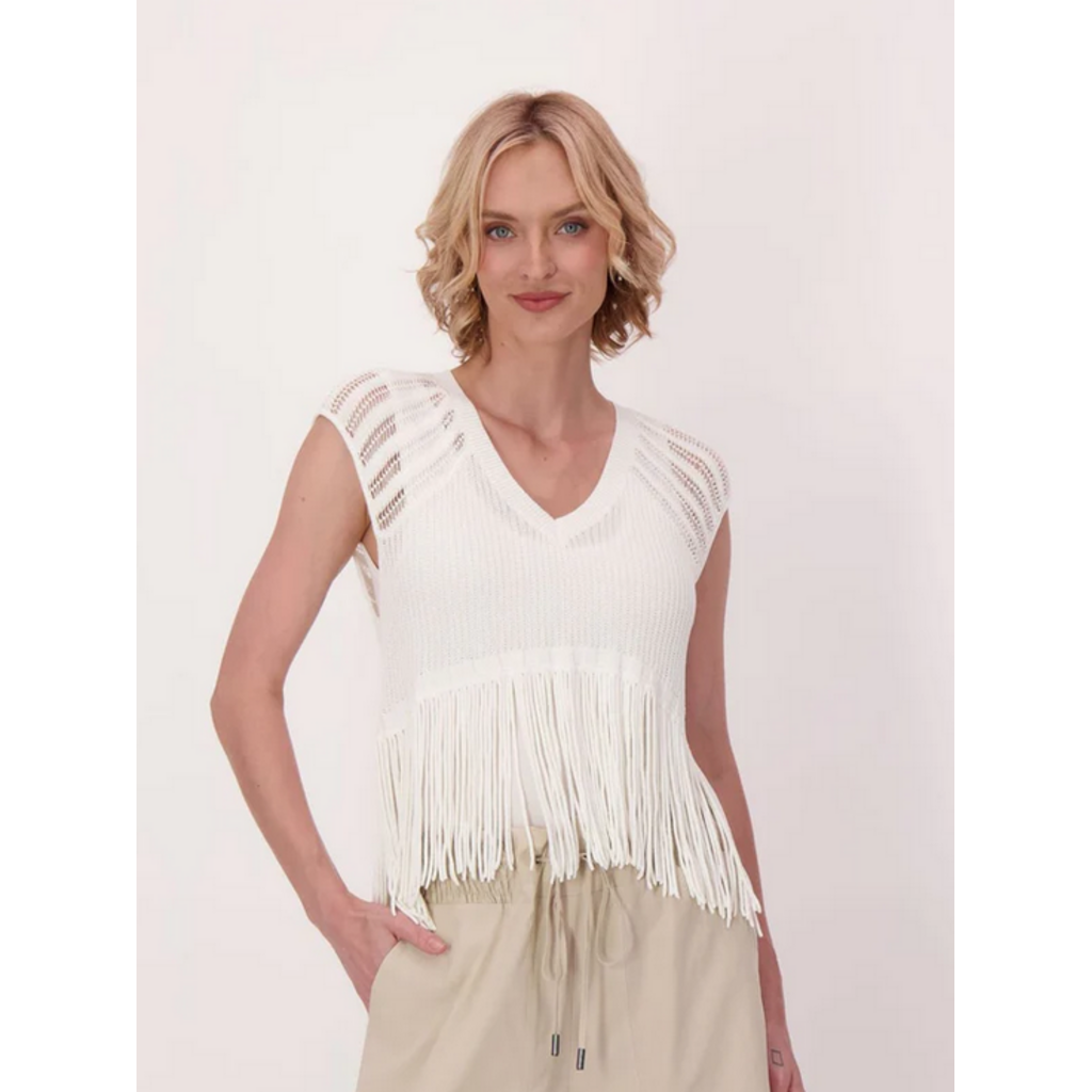 GABBY ISABELLA GABBY ISABELLA HAUT 26E HAUT FRANGES IVOIRE