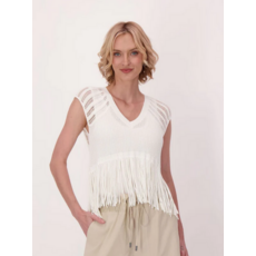 GABBY ISABELLA GABBY ISABELLA HAUT 26E HAUT FRANGES IVOIRE