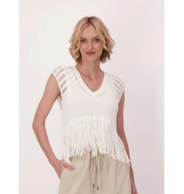 GABBY ISABELLA GABBY ISABELLA HAUT 26E HAUT FRANGES IVOIRE