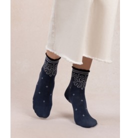 BLEU FORÊT BLEU FORET SOCQUETTE FANTAISIE BANDANA JEAN