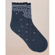BLEU FORÊT BLEU FORET SOCQUETTE FANTAISIE BANDANA JEAN