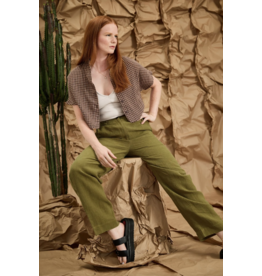 MELOW DESIGN MELOW 26E CHEMISE MARIE EVE VICHY ESPRESSO