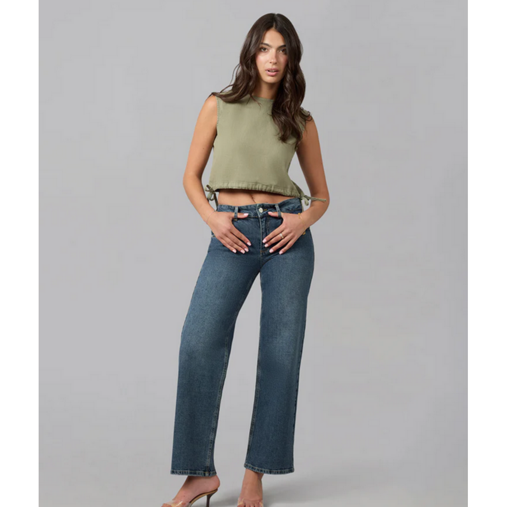 LOLA JEANS LOLA JEANS 26E HAUT LIEL WORM SAGE
