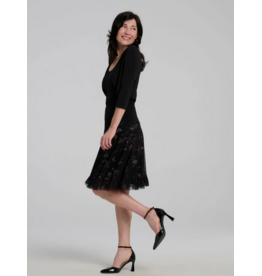 KOLLONTAÏ KOLLONTAI 26E JUPE SATURNIE NOIR