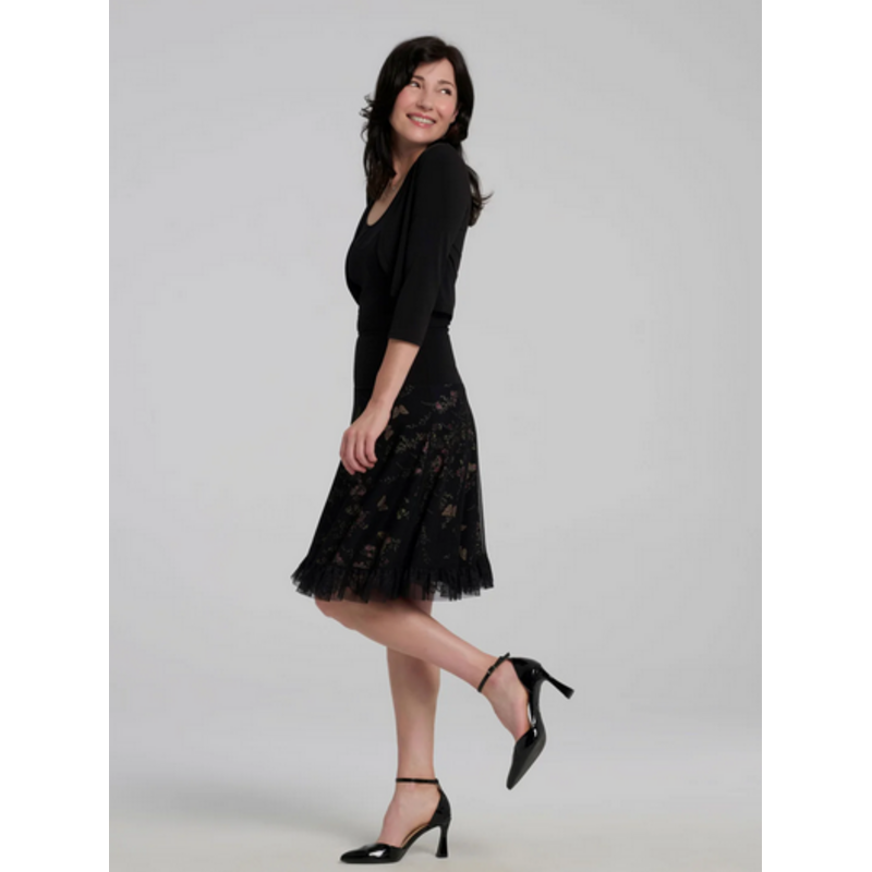 KOLLONTAÏ KOLLONTAI 26E JUPE SATURNIE NOIR