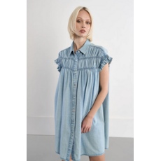 MOLLY BRACKEN MOLLY BRACKEN  ZPL115EE ROBE BLEUDENIM