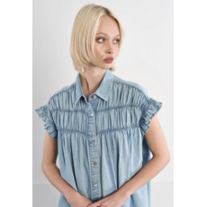 MOLLY BRACKEN MOLLY BRACKEN  ZPL115EE ROBE BLEUDENIM