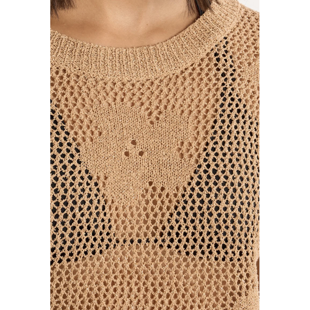 MOLLY BRACKEN MOLLY BRACKEN  LAL679EE SWEATER CAMEL