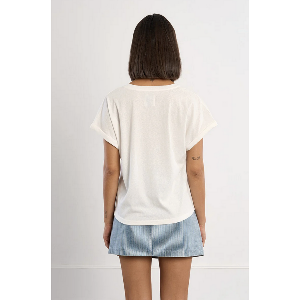 MOLLY BRACKEN MOLLY BRACKEN  LAL660EP TEE ECRU