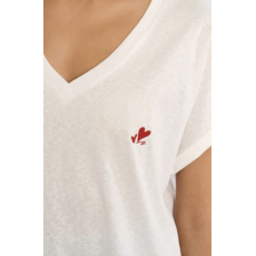 MOLLY BRACKEN MOLLY BRACKEN  LAL660EP TEE ECRU