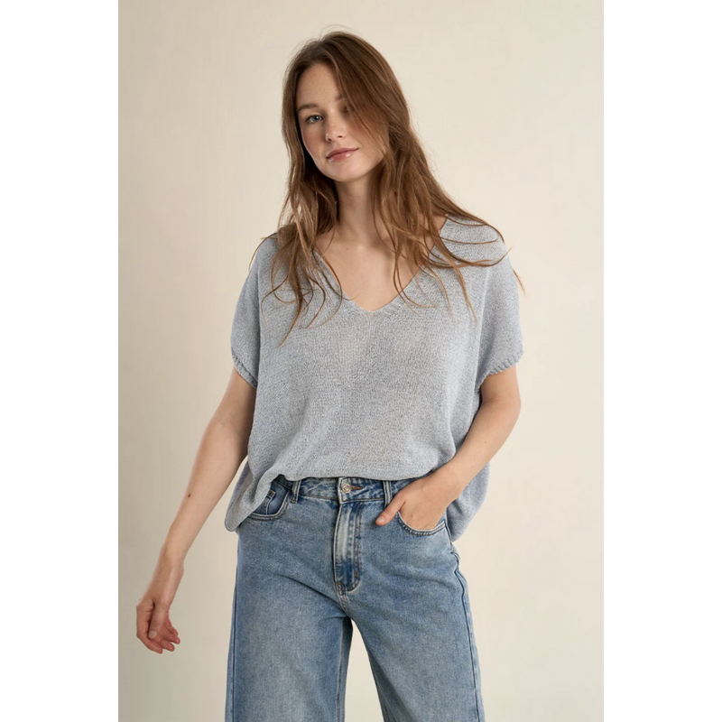 MOLLY BRACKEN MOLLY BRACKEN  LA1978EP SWEATER BLEU