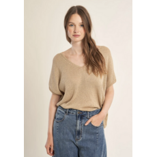 MOLLY BRACKEN MOLLY BRACKEN  LA1976EP SWEATER ECRU