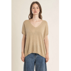 MOLLY BRACKEN MOLLY BRACKEN  LA1976EP SWEATER ECRU