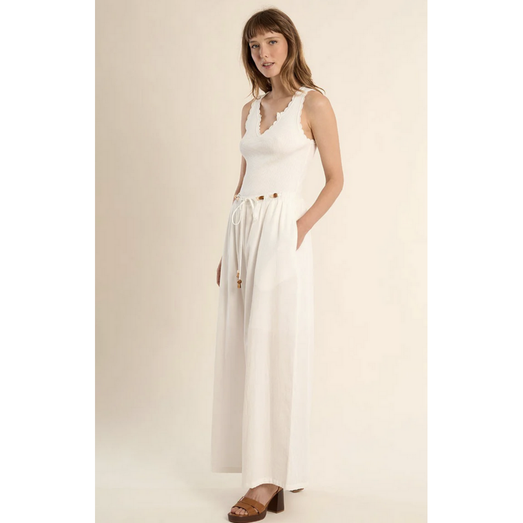 MOLLY BRACKEN MOLLY BRACKEN  LA1960EP PANTS BLANC