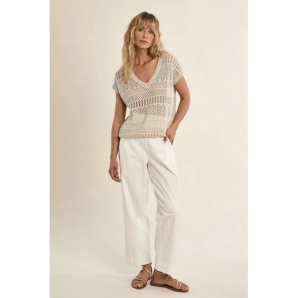 MOLLY BRACKEN MOLLY BRACKEN  LA1947EP SWEATER ARGENT