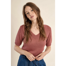 MOLLY BRACKEN MOLLY BRACKEN LA1727EP SWEATER TERACOTTA