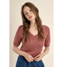 MOLLY BRACKEN MOLLY BRACKEN LA1727EP SWEATER TERACOTTA