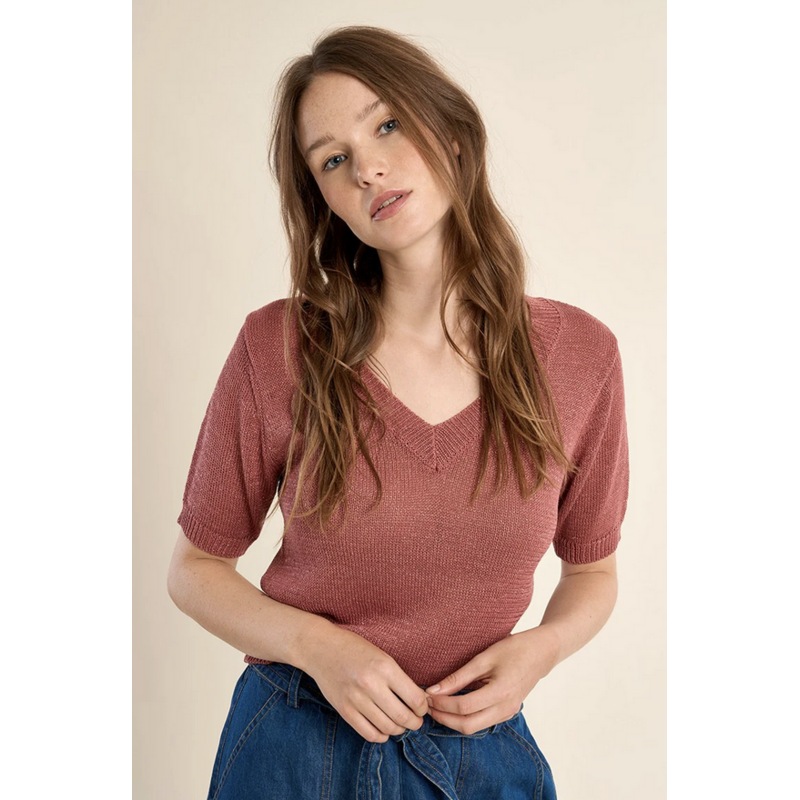 MOLLY BRACKEN MOLLY BRACKEN LA1727EP SWEATER TERACOTTA