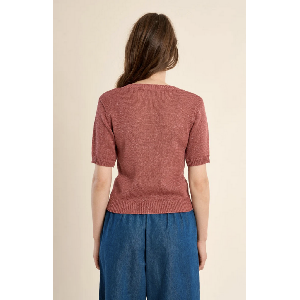 MOLLY BRACKEN MOLLY BRACKEN LA1727EP SWEATER TERACOTTA