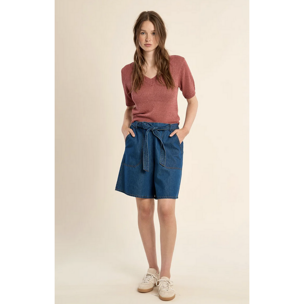 MOLLY BRACKEN MOLLY BRACKEN LA1727EP SWEATER TERACOTTA