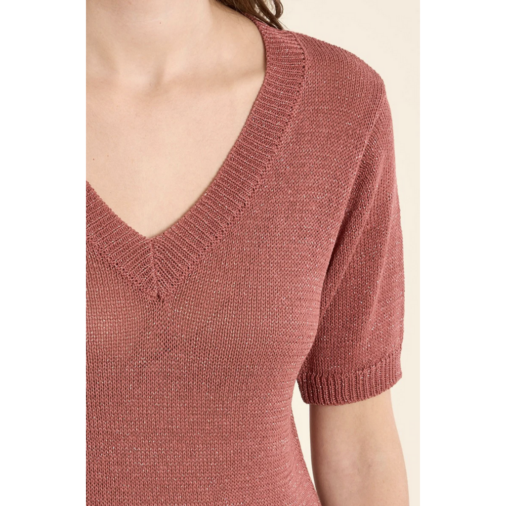 MOLLY BRACKEN MOLLY BRACKEN LA1727EP SWEATER TERACOTTA