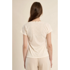 MOLLY BRACKEN MOLLY BRACKEN LA1270CEP TEE ECRU