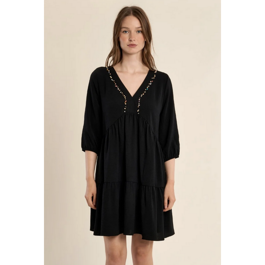 MOLLY BRACKEN MOLLY BRACKEN G977EE ROBE NOIR
