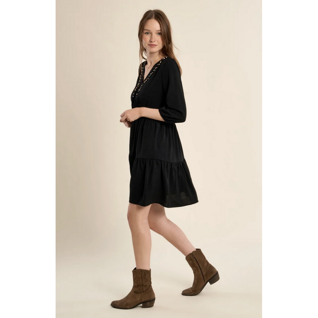 MOLLY BRACKEN MOLLY BRACKEN G977EE ROBE NOIR