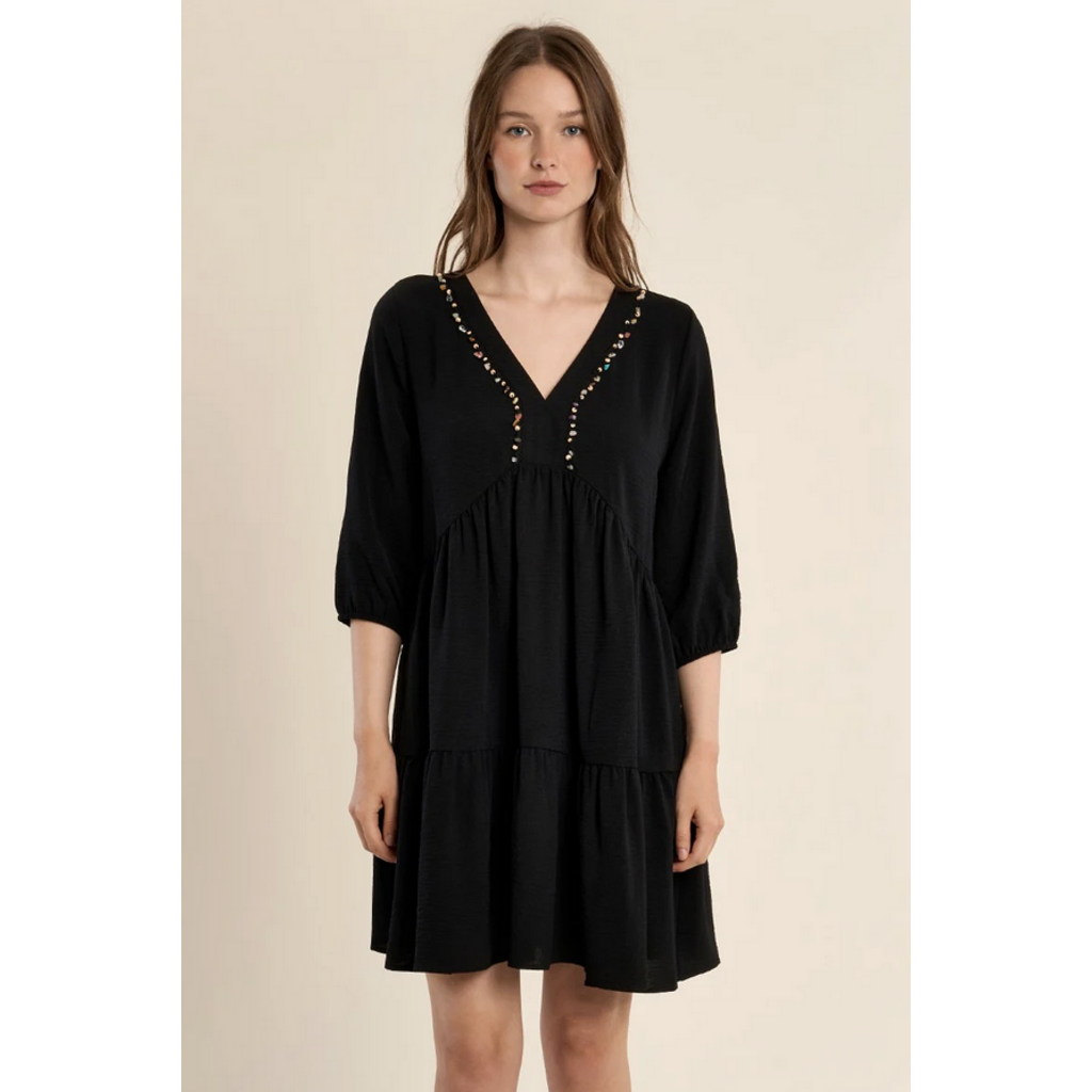 MOLLY BRACKEN MOLLY BRACKEN G977EE ROBE NOIR
