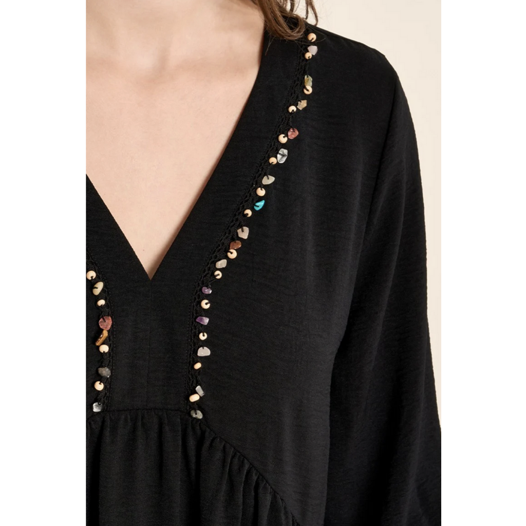 MOLLY BRACKEN MOLLY BRACKEN G977EE ROBE NOIR