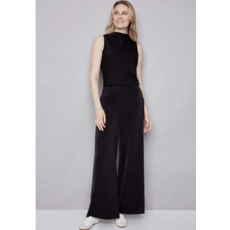 I LOVE TYLER MADISON TYLER MADISON 266013 FIONA BELIZE PANTALON WIDE LEG SATINE NOIR