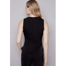 I LOVE TYLER MADISON TYLER MADISON 258010 HAUT VERONICA BELIZE SATINE NOIR