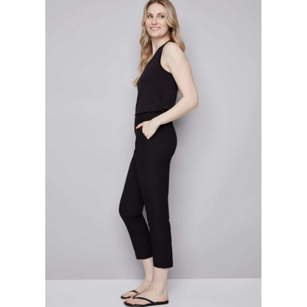 I LOVE TYLER MADISON TYLER MADISON 266013 CHLOE TECHNO SLIM CHEVILLE NOIR