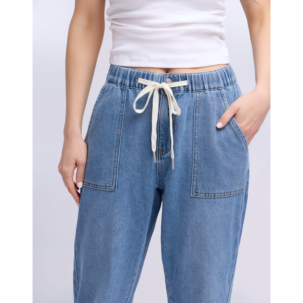 YOGA JEANS YOGA JEANS MALIA RELAXED JOGGER HIGH RISE 27'' ADA
