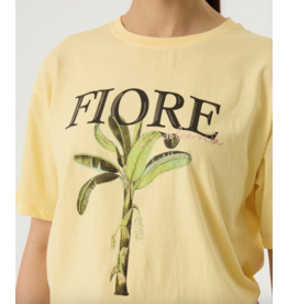GARCIA GARCIA Q260005 T SHIRT FIORE JAUNE