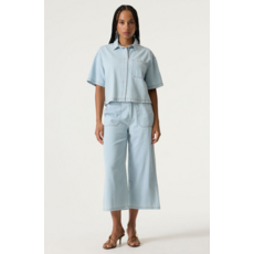 GARCIA GARCIA Q260112 PANTALON CROP EVASE BLEU PALE