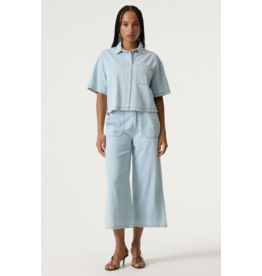 GARCIA GARCIA Q260112 PANTALON CROP EVASE BLEU PALE