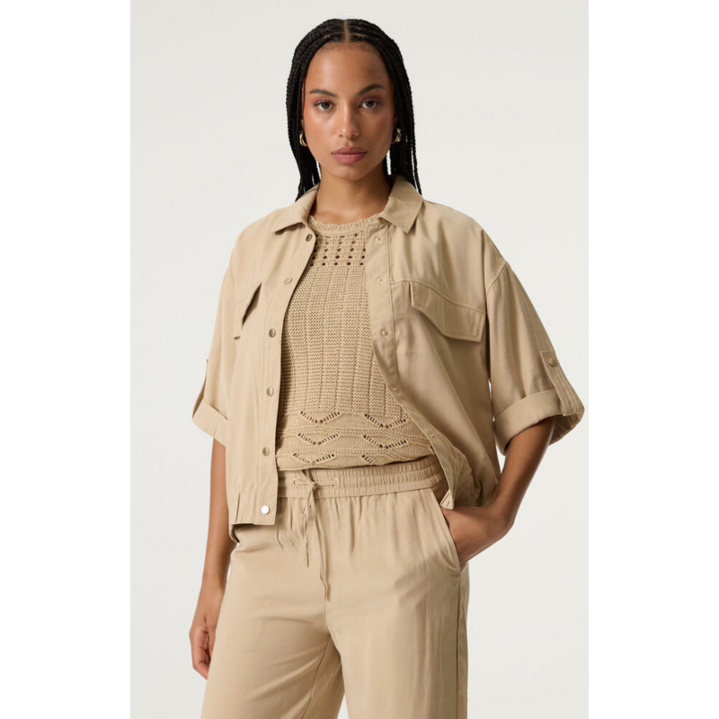 GARCIA GARCIA Q260090 JACKET MANCHE COURTE SABLE