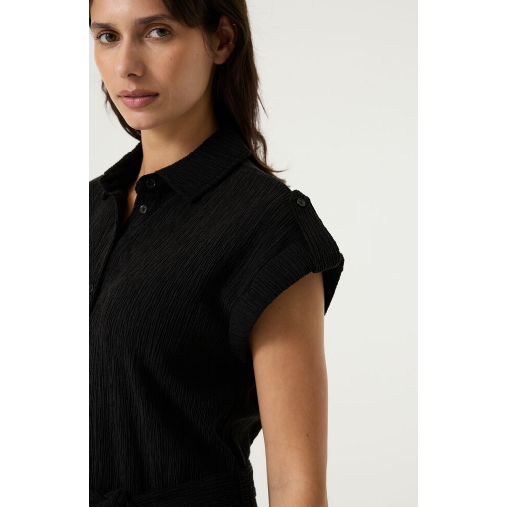 GARCIA GARCIA Q260086 ROBE CHEMISE NOIR