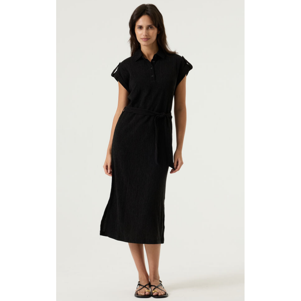 GARCIA GARCIA Q260086 ROBE CHEMISE NOIR