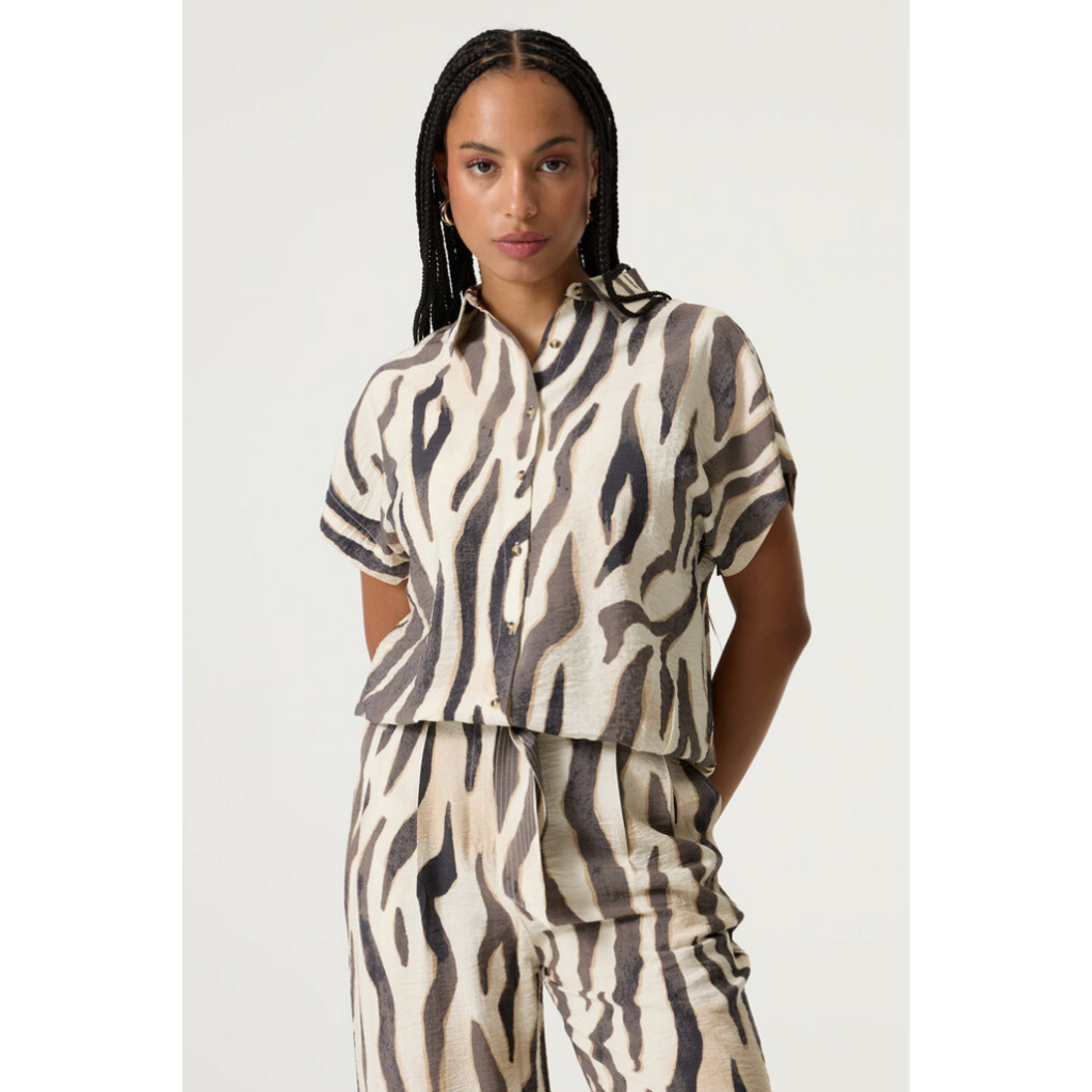 GARCIA GARCIA Q260030 CHEMISE M COURTE ANIMAL