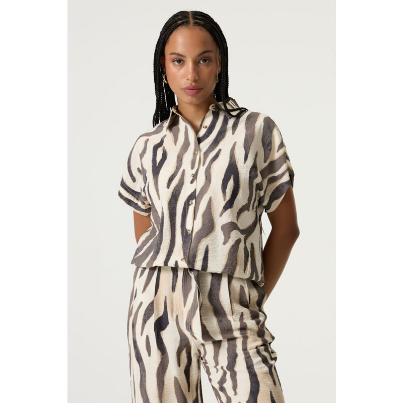 GARCIA GARCIA Q260030 CHEMISE M COURTE ANIMAL